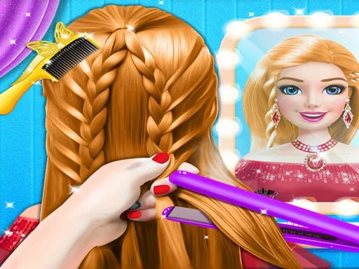 Braided Hair Salon MakeUp Game Online Online