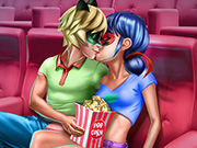 Dotted Girl Cinema Flirting Online