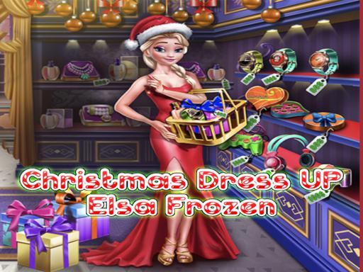 Elsa Frozen Christmas Dress up Online Online